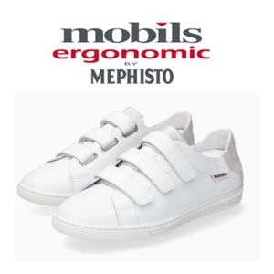 MOBILS By MEPHISTO Heloise Ergonomic Genuine Leather Sneakers Size 9